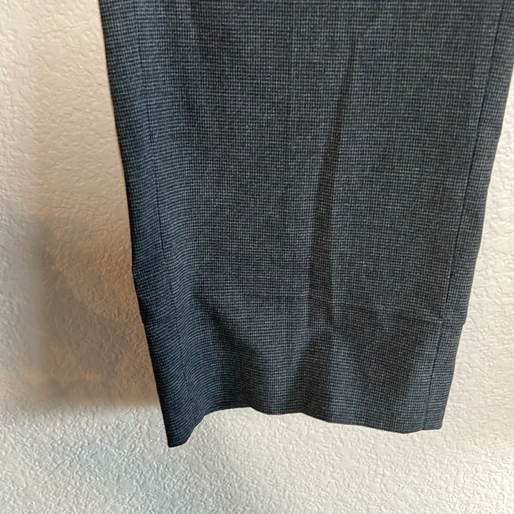 Calibrate Mens Charcoal Gray Micro Check Slim Fit Dress Pants 30W x 32L Stretch